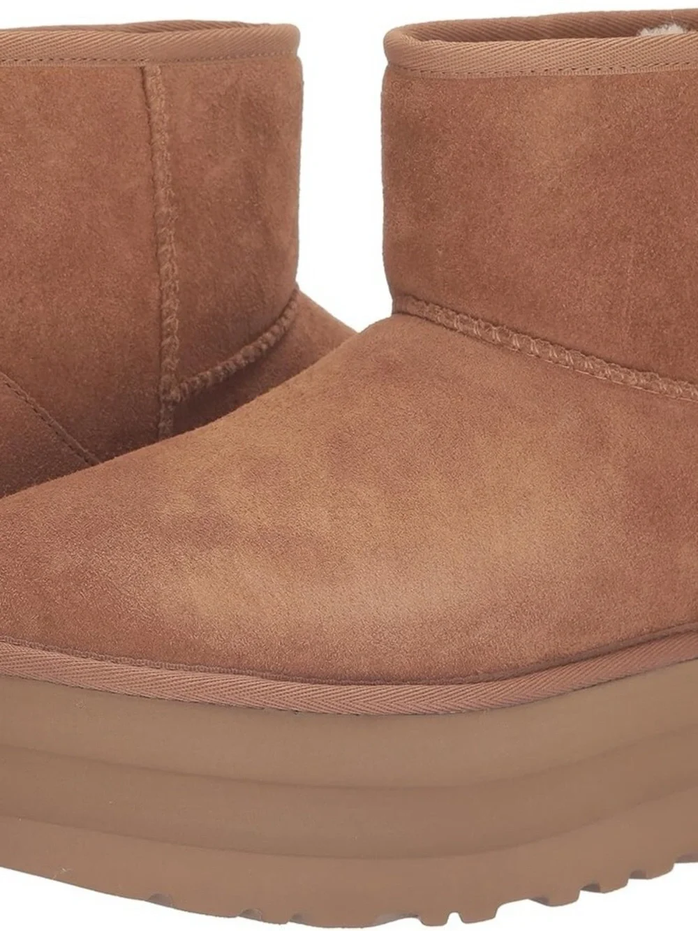 UGG Classic mini platform boot in chestnut
